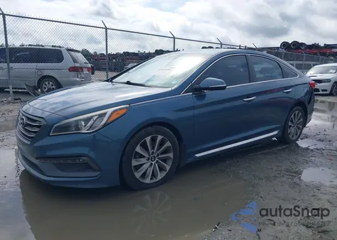 2016 Hyundai Sonata Sport из США, поврежденный, VIN 5NPE34AF8GH414504